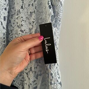 Lulu light blue mini dress